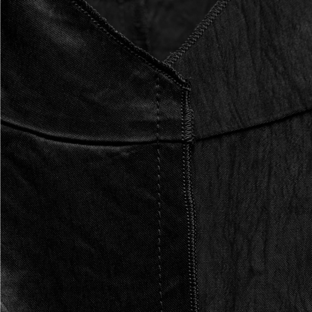 ZARA BLACK SATIN ACETATE MIDIDRESS - Picture 3 of 13